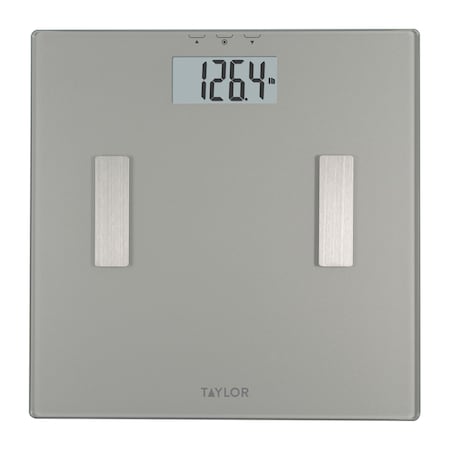 Taylor Body Composition Scale with Body Fat and Body Water Functions, 330-Lb. Capacity 5273275